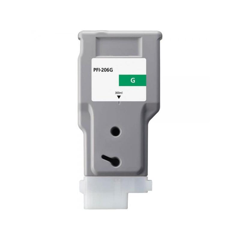 Canon Pfi206 Verde Tinta Pigmentada Generica - Reemplaza Pfi206g/5310b001