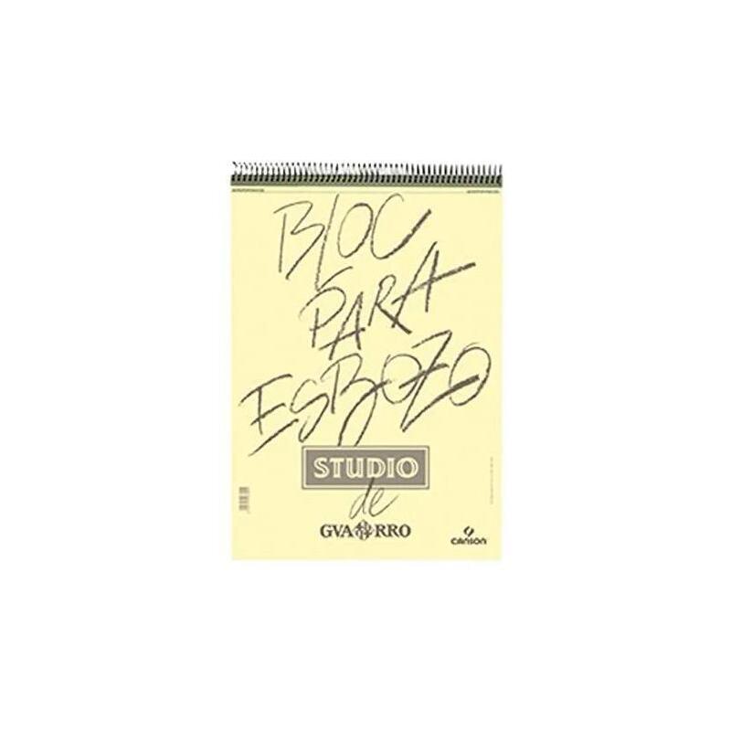 Canson Bloc Esbozo Guarro Studio A5 Espiral Microperforado 50h 90gr Papel Blanco