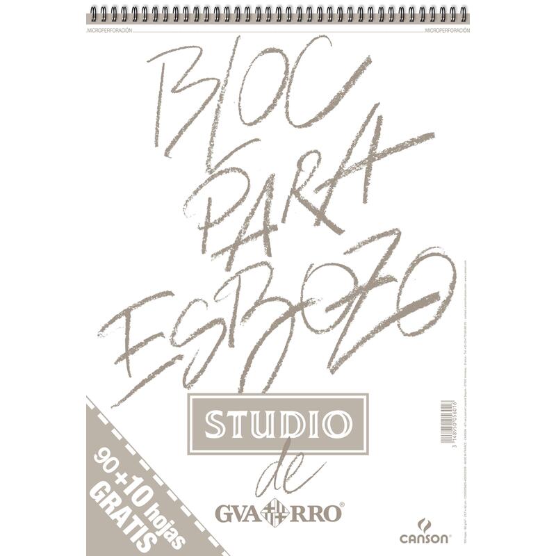 Canson Bloc Para Esbozo Fino 90+10 Hojas Gratis - 29.7x42 - 90gr - Color Blanco