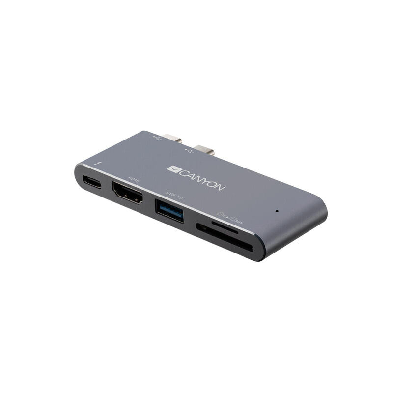 Canyon Chargingdock 2xtb -> 2xhdmi/Usb 3.0/Usb 2.0/Sd-Slot Retail