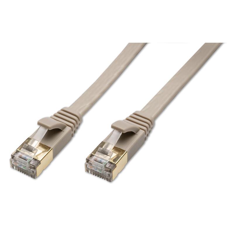Captiva Cable Cable De Red Cat 8 Cable Fr Netzwerk, Lan Und Ethernet 2m Grau