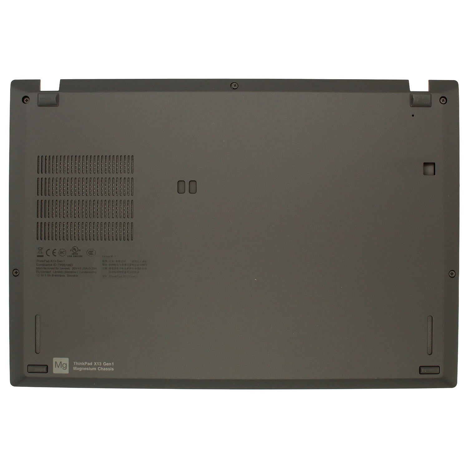 Carcasa Inferior Para Portátil Lenovo Thinkpad X13 Gen1 X390 X395