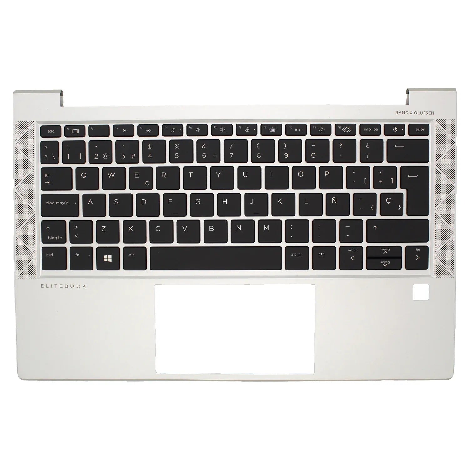Carcasa Superior Para Portátil Hp Elitebook X360 830 G7 84733080 00 Con Teclado Plata