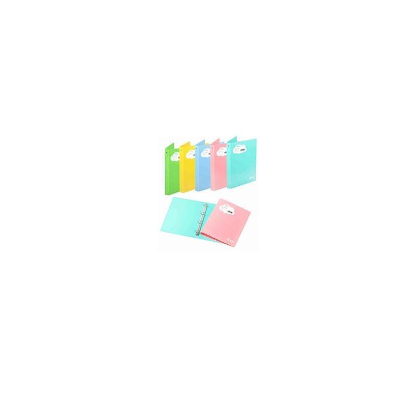 Carchivo Carpeta Anillas 4x25mm Pp Folio Azul Pastel -5u-