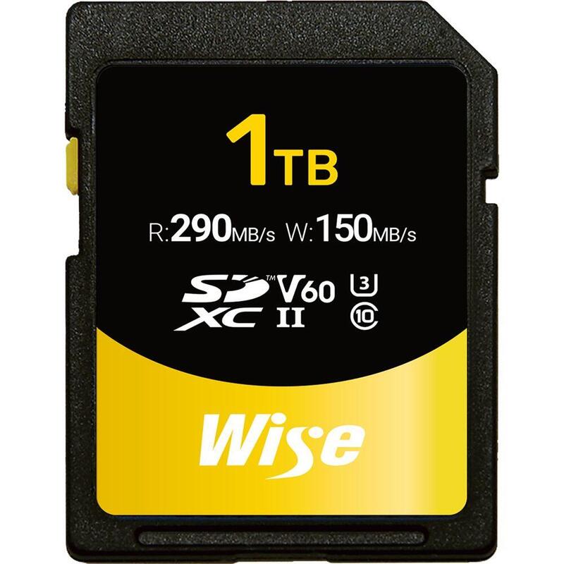 Card Wise Sdxc Uhs-Ii V60 1tb R:290mbs W:150mbs Wi-Sd-S1024