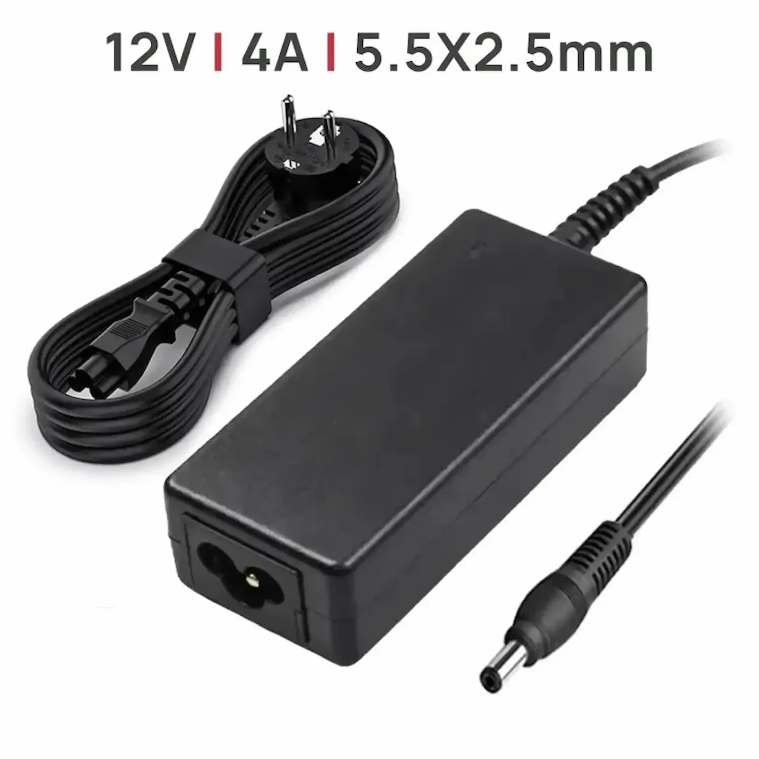 Cargador Para Televisores Router Impresoras 12V 4A 48W 5.5X2.5 Mm