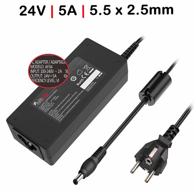 Cargador 24v 5.0a 120w 5.5mm*2.5mm