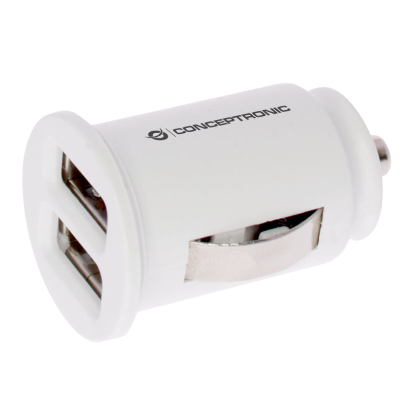 Cargador 2x Usb Power2go Coche Blanco Pack 5