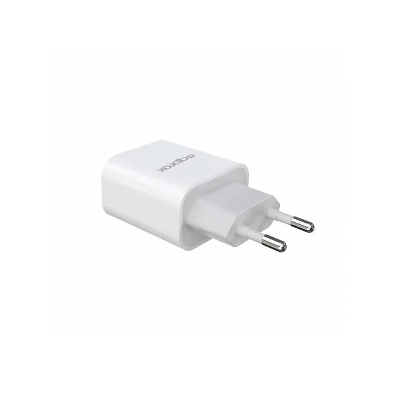 Cargador Approx Appusbwall18 Para Red Domestica Qc 3.0+ Tipo C 18w