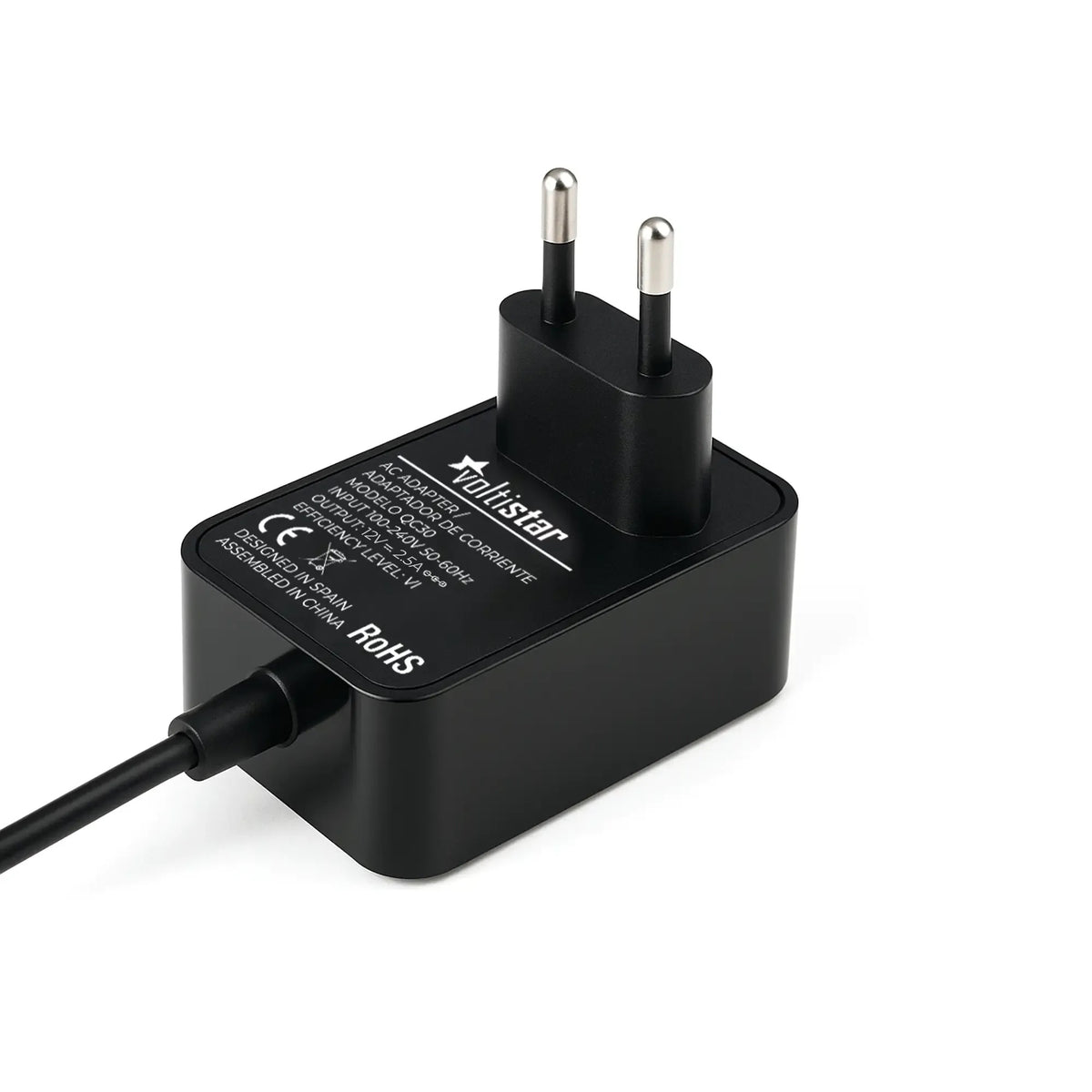 Cargador Cámara Cctv 5.5X2.1Mm 12V 2.5A 30W Negro