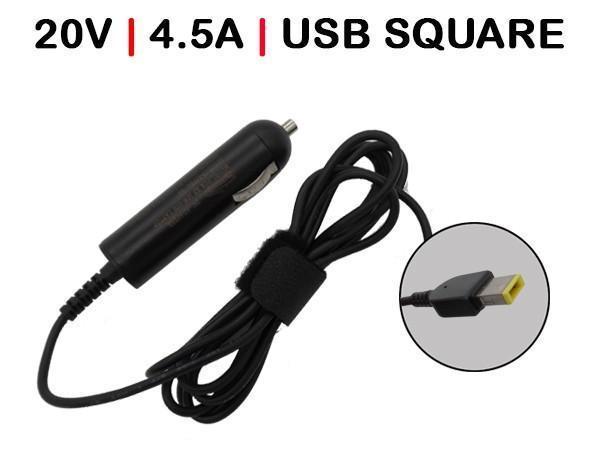 Cargador De Coche Para Portátil Lenovo Thinkpad Ultrabook L440 20V 4.5A Usb Square 90W