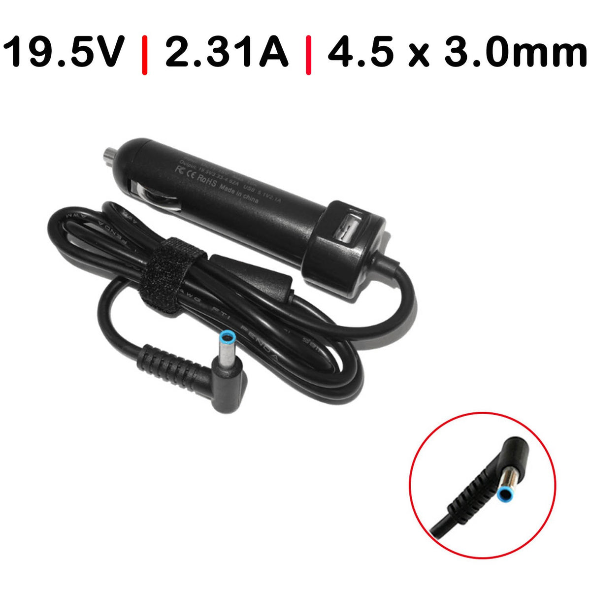 Cargador De Coche Para Portátil Hp Probook 430 G5 430 G3 430 G4 450 G5