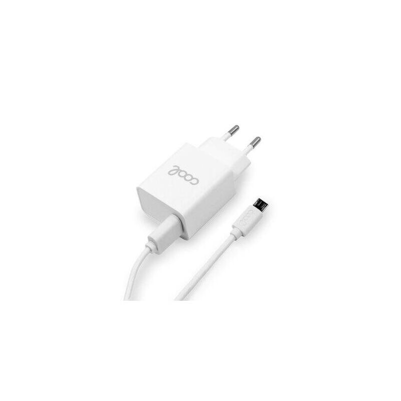 Cargador Cool Micro Usb 3 Amp White Cable