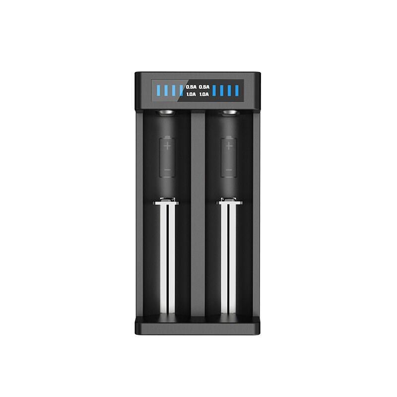 Cargador De Baterías Cilíndricas Li-Ion 18650 Xtar Mc2 Plus