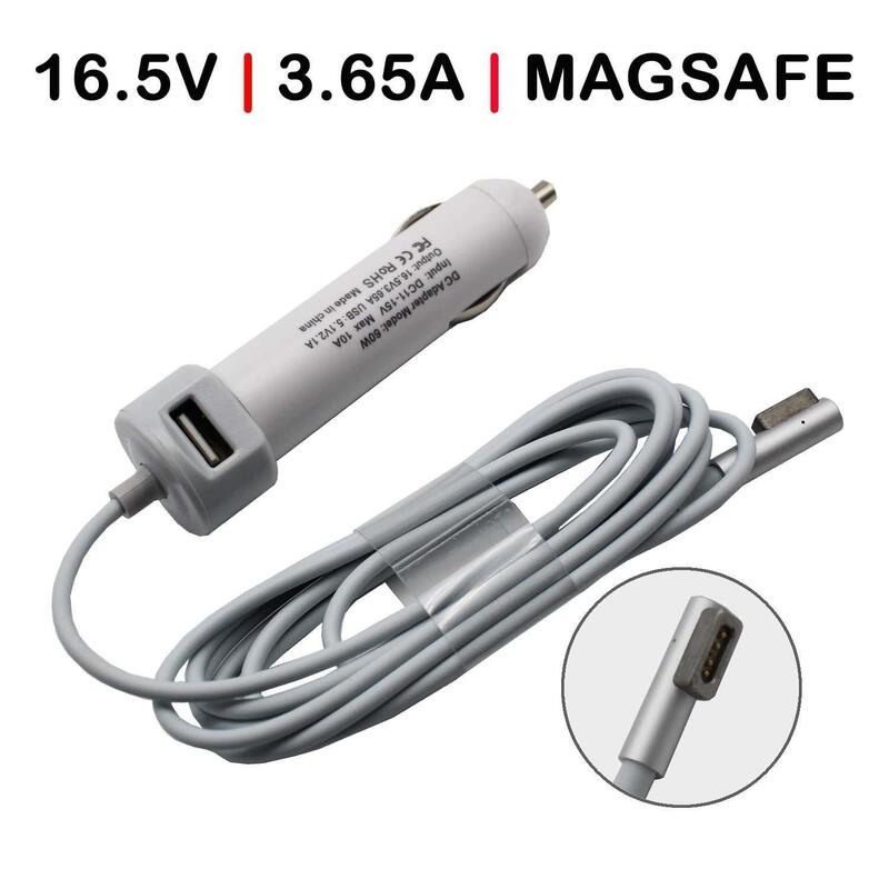 Cargador De Coche Para Portátil Apple Macbook Pro 16.5v 3.65a Magsafe 60w