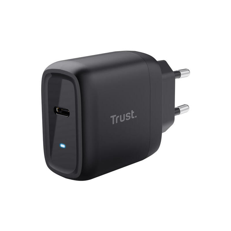 Cargador De Pared Gan Trust Maxo 45w 1xusb Tipo-C 45w