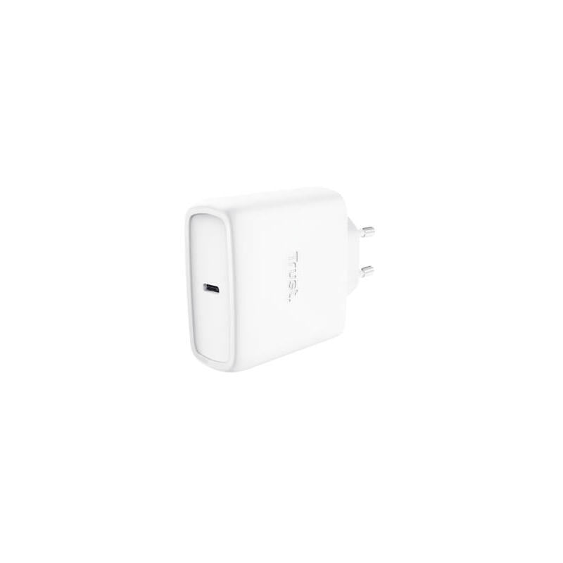 Cargador De Pared Gan Trust Maxo 65w 1xusb Tipo-C Incluye Cable Usb Tipo-C 65w