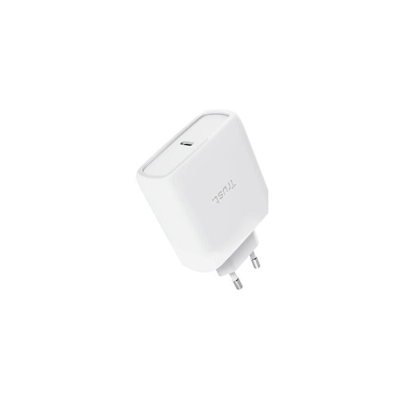 Cargador De Pared Gan Trust Maxo 65w 1xusb Tipo-C Incluye Cable Usb Tipo-C 65w