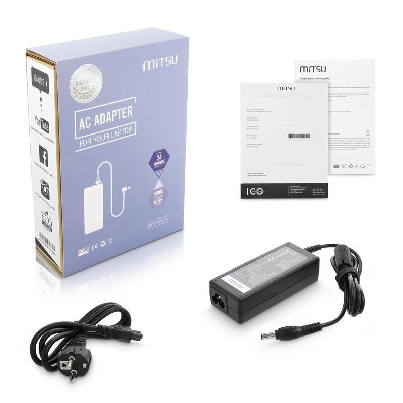 Cargador De Portátil Mitsu 19v 3.16a (5.5x3.0 Pin) - Samsung