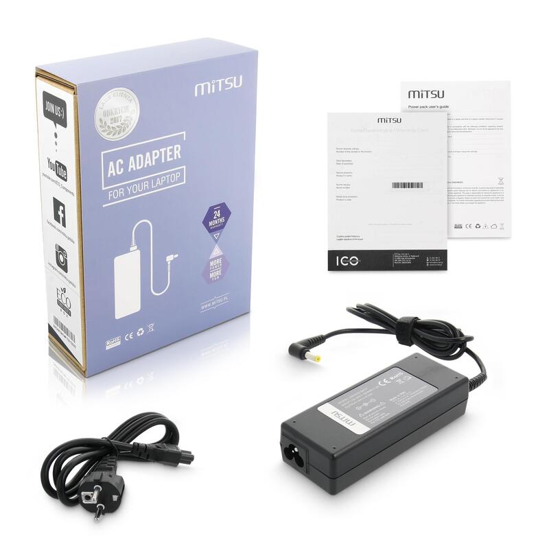 Cargador De Portátil Mitsu 19v 4.74a 5.5x1.7 - Acer