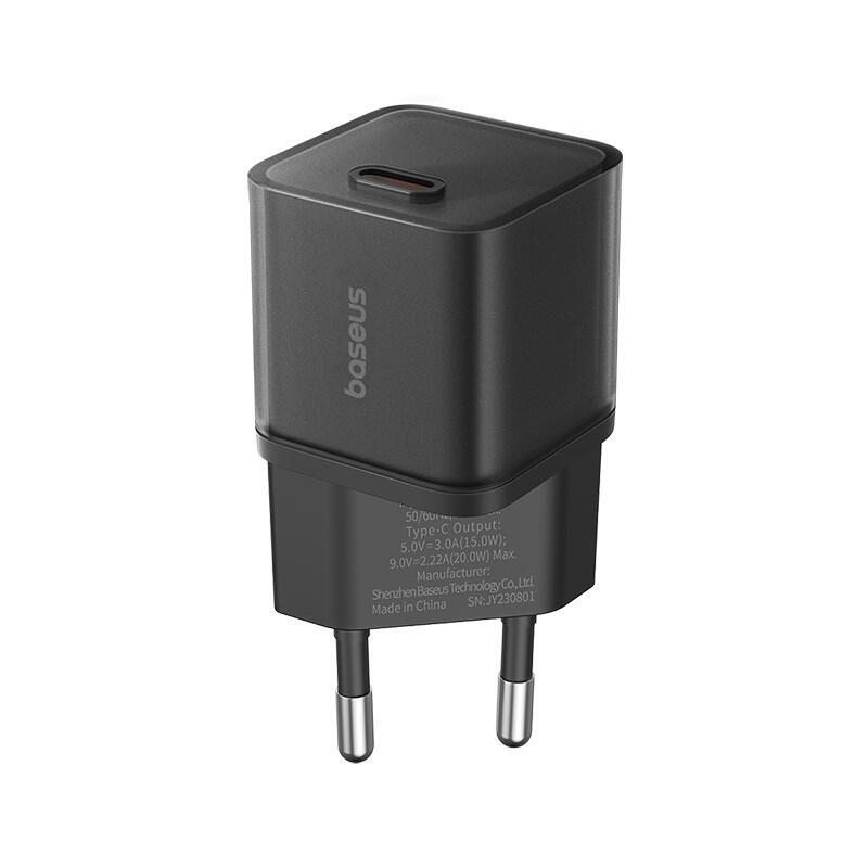 Cargador De Red Baseus Gan5s P10162503113-00 20 W Negro
