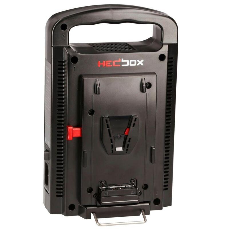 Cargador Dual Profesional Hedbox Rp-Dc100v Con Montaje En V