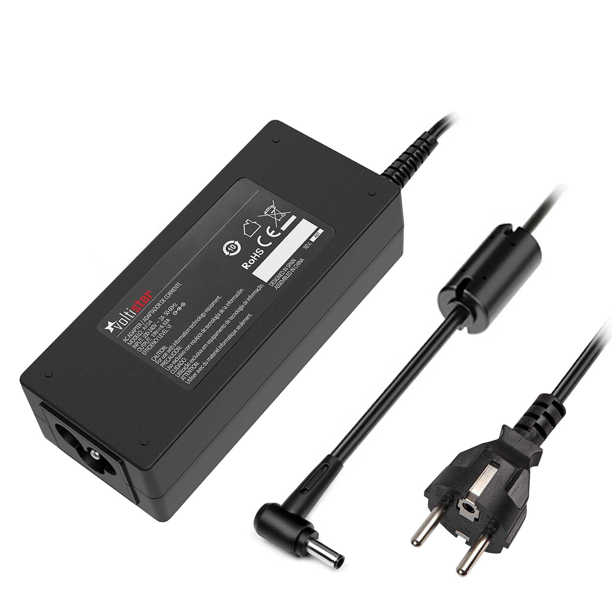 Cargador Para Portátil Gaming Asus 19V 6.32A 120W 4.5 X 3.0Mm