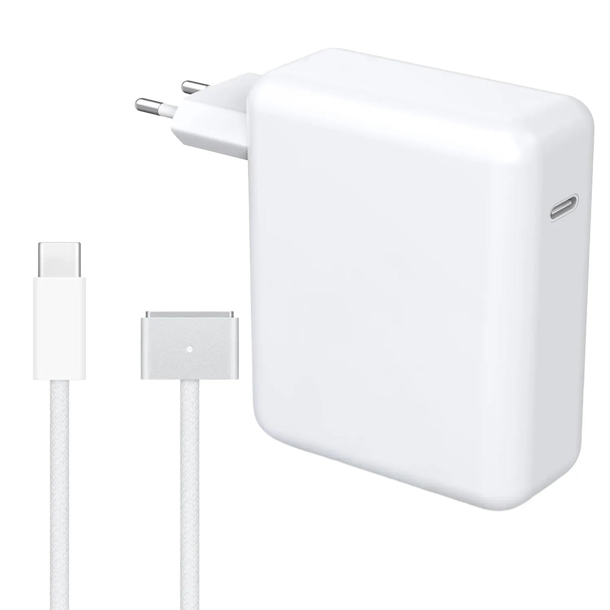 Cargador Mac Book Air Pro M1 M2 M3 M4 67W Magsafe 3 Cable Trenzado Usb-C A T De 2