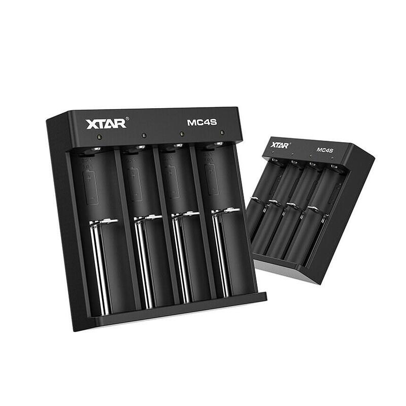 Cargador Para Baterías Cilíndricas 18650 Li-Ion / Nimh Xtar Mc4s