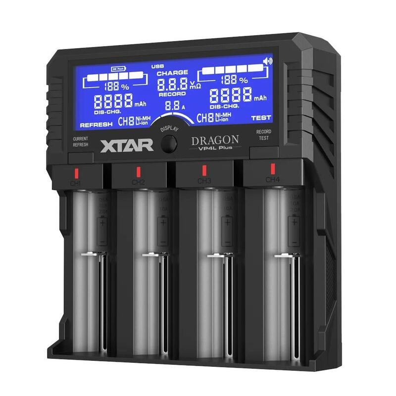 Cargador Para Baterías Li-Ion, Ni-Mh, Ni-Cd Xtar Vp4l Plus