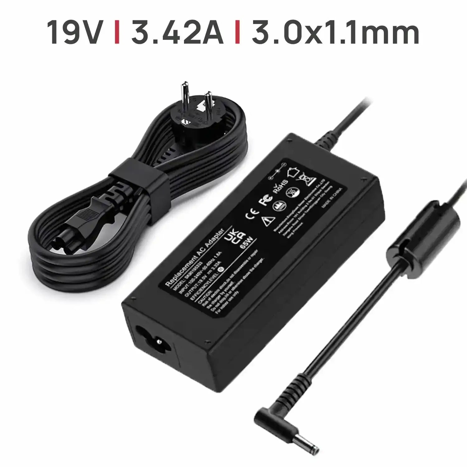Cargador Para Portátil Acer 19V 3.42A 3.0X1.1Mm
