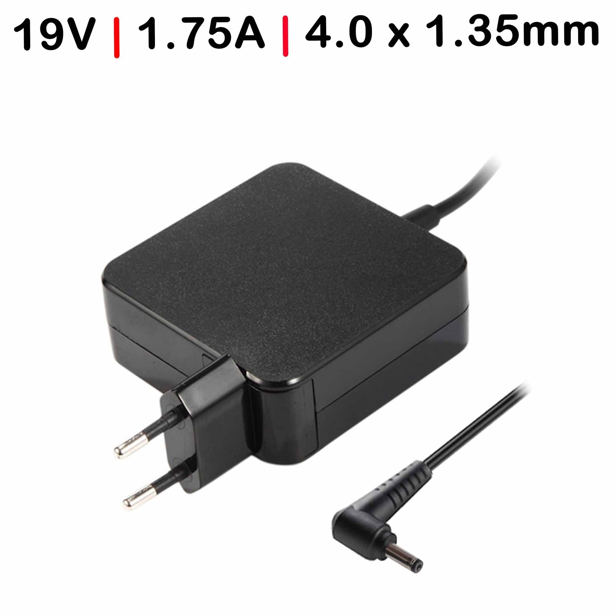 Cargador Para Portátil Asus Vivobook F202E Q200E S200E 19V 1.75A 4.0X1.35Mm