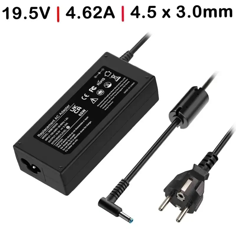Cargador Para Portátil Hp 19.5V 4.62A 90W Oem Ppp012A-S 677777-004 609940-001
