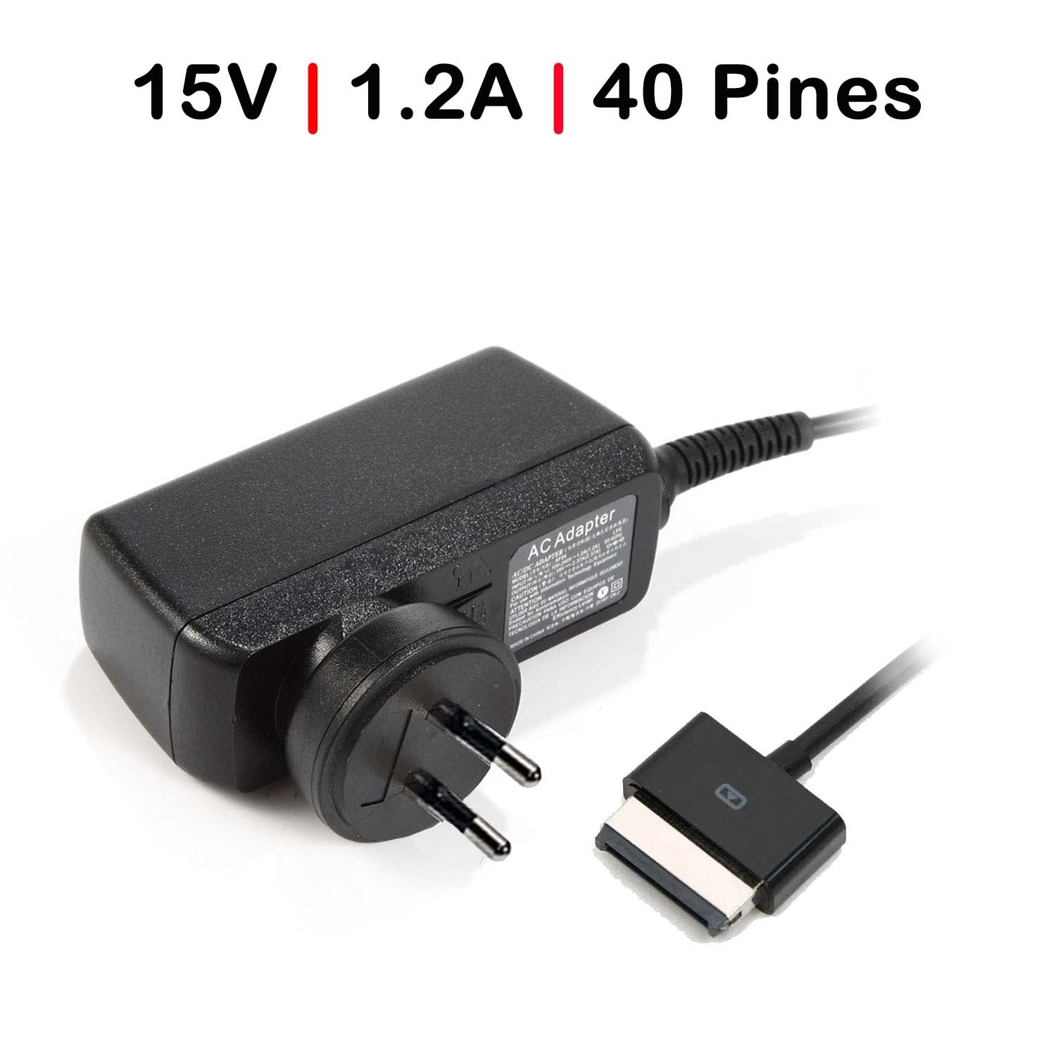 Cargador Para Tablet Asus Trasnformer Pad Tf300 Tf300T Tf300 15V 1.2A 18W 40 Pines