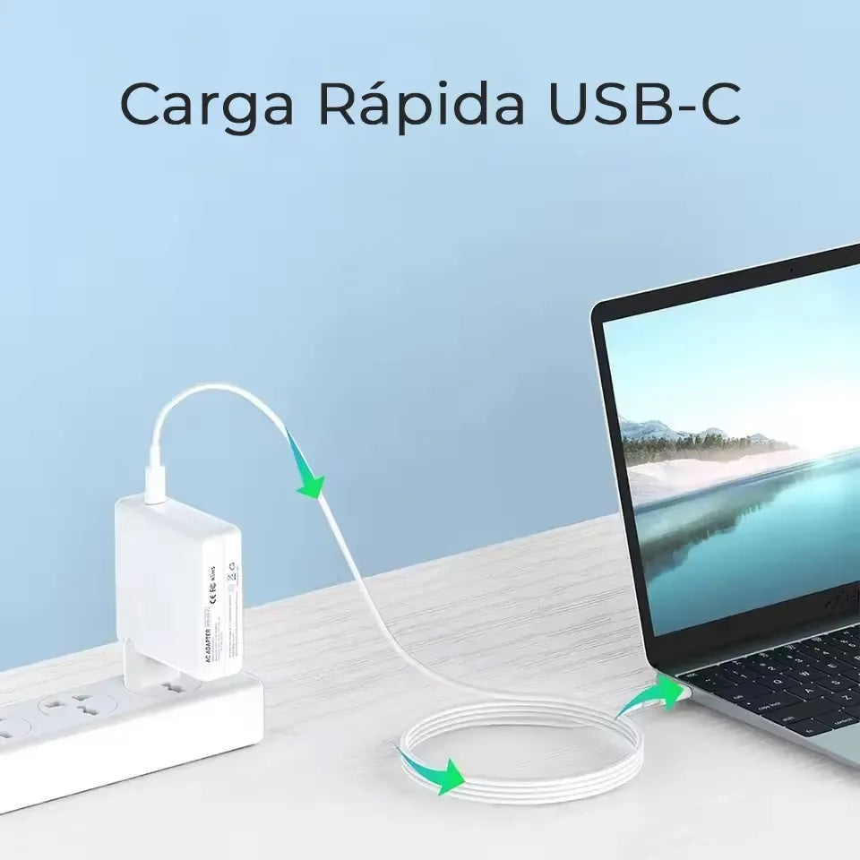 Cargador Usb-C Para Apple Macbook 30W