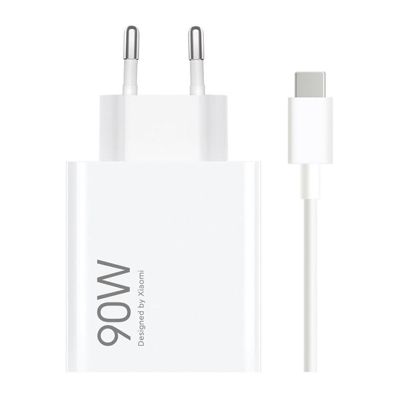 Cargador Xiaomi Hypercharge Gan Universal De Pared 90w - Usb-A - Carga Rapida - Blanco