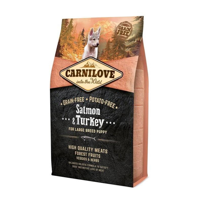 Carnilove Salmon&Turkey Puppy Pienso Para Perros De Raza Grande - 4kg