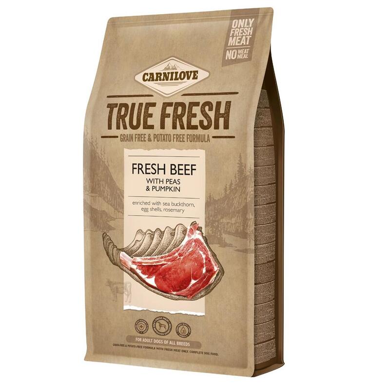 Carnilove True Fresh Dog Adult Beef With Peas And Pumpkin - Alimento Seco Para Perros - 11,4kg