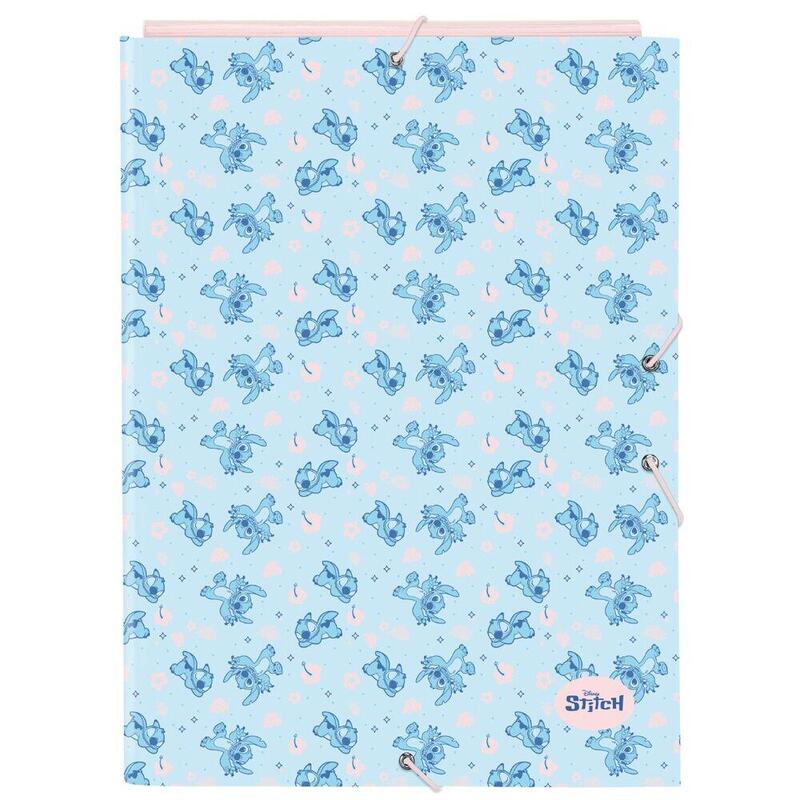 Carpeta A4 Solapas Ohana Stitch Disney