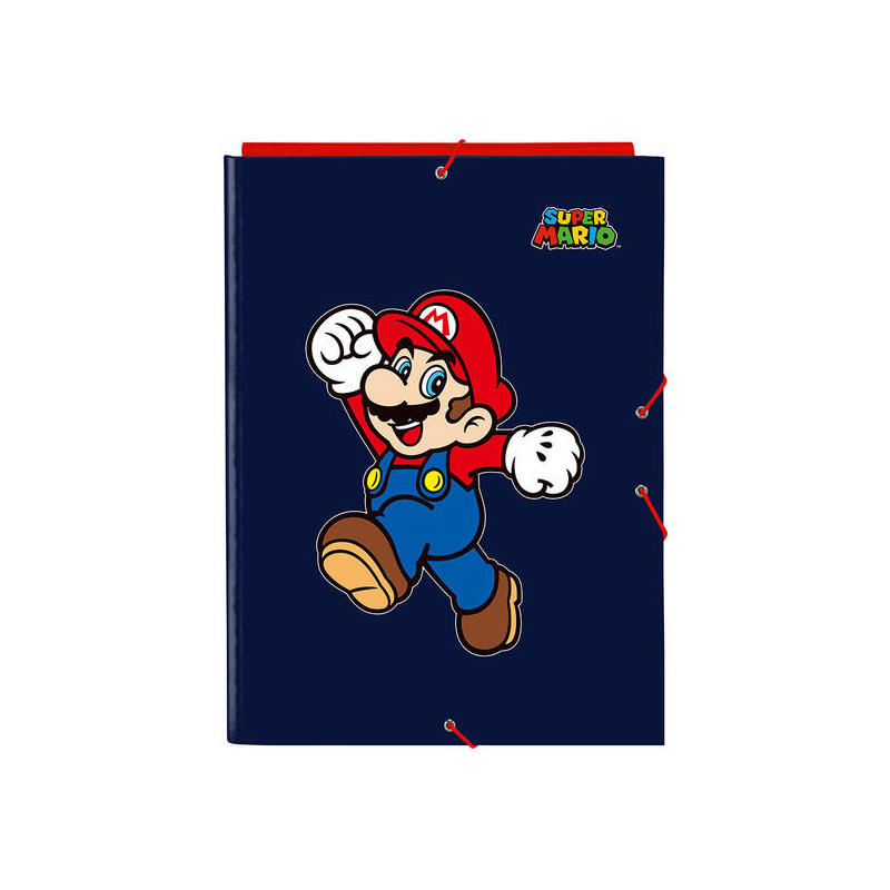 Carpeta Folio 3 Solapas Super Mario "World"