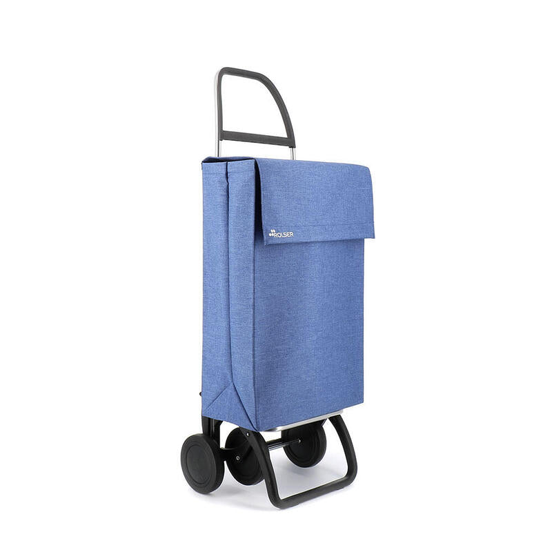 Carro De La Compra Jean Tweed 4 Azul