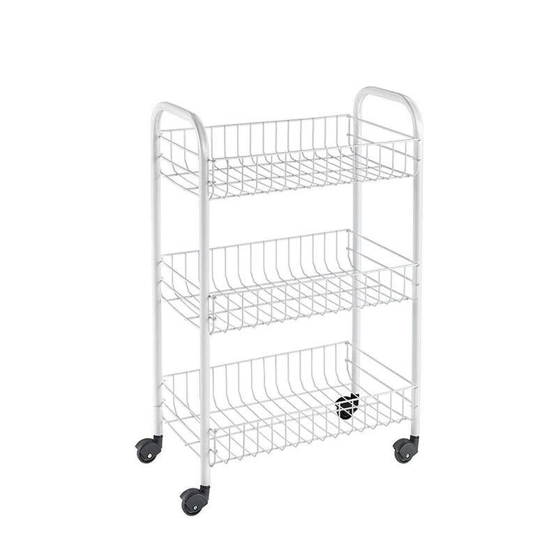 Carro Multiuso 3 Estantes 41x23x63cm Metaltex
