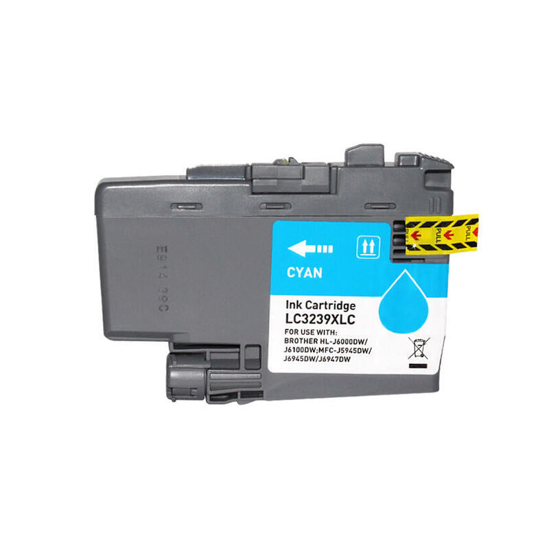 Cartucho De Tinta Compatible Para Brother Lc3239xl Cyan Cartucho De Tinta Pigmentada Generico Lc-3239xlc