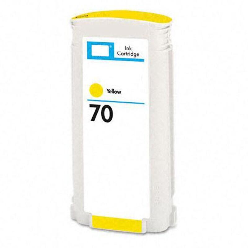 Cartucho De Tinta Pigmentada Generico Para Hp 70 Amarillo C9454a
