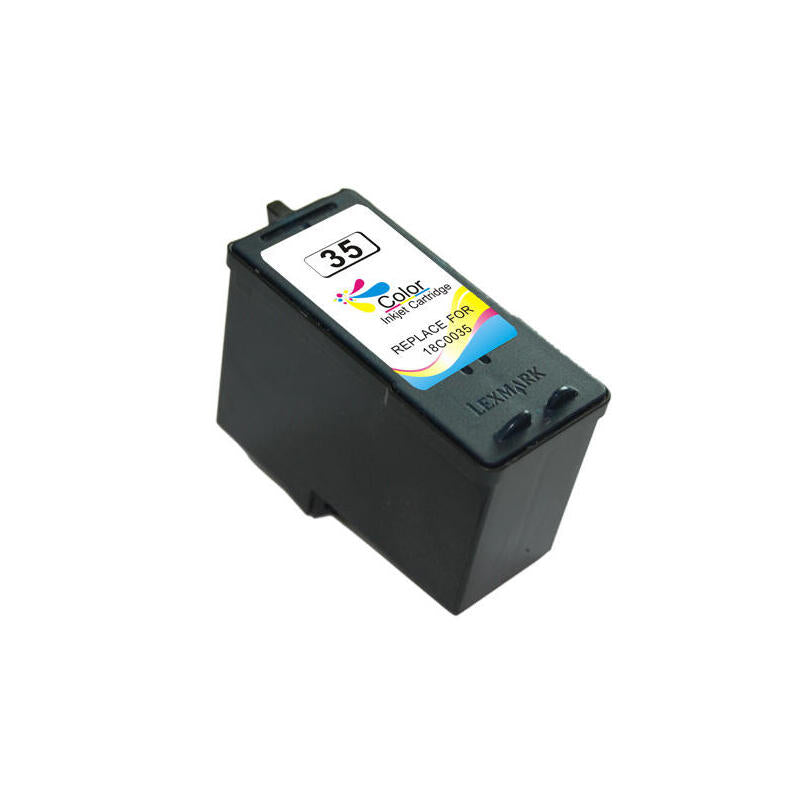 Cartucho De Tinta Remanufacturado Para Lexmark 35 Tricolor 18c0035e