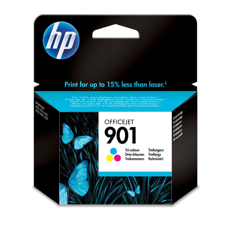 Cartucho Tinta Hp 901 Cc656ae Tricolor 9ml J4680 J4580 J4640