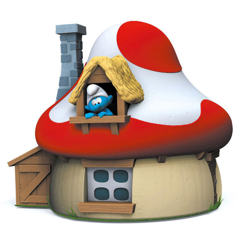 Casa Seta Pitufos Hucha 15 Cm - Los Pitufos