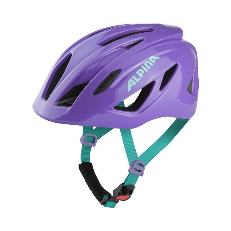 Casco De Ciclismo Alpina Pico Morado Brillo 50-55