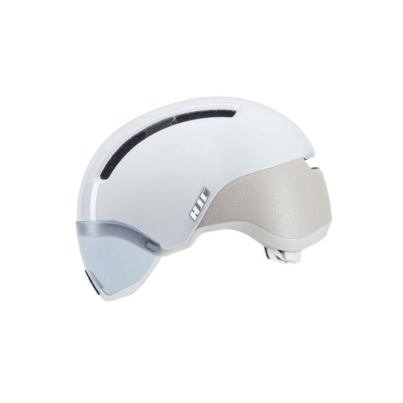 Casco De Ciclismo Hjc Calido Plus Blanco, Gris Pearl White Grey, Talla M