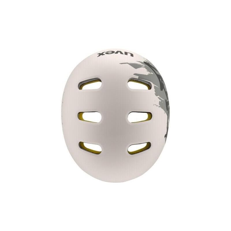 Casco De Ciclismo Infantil Uvex Kid 4 Style Mips, Color Gris Oscuro.